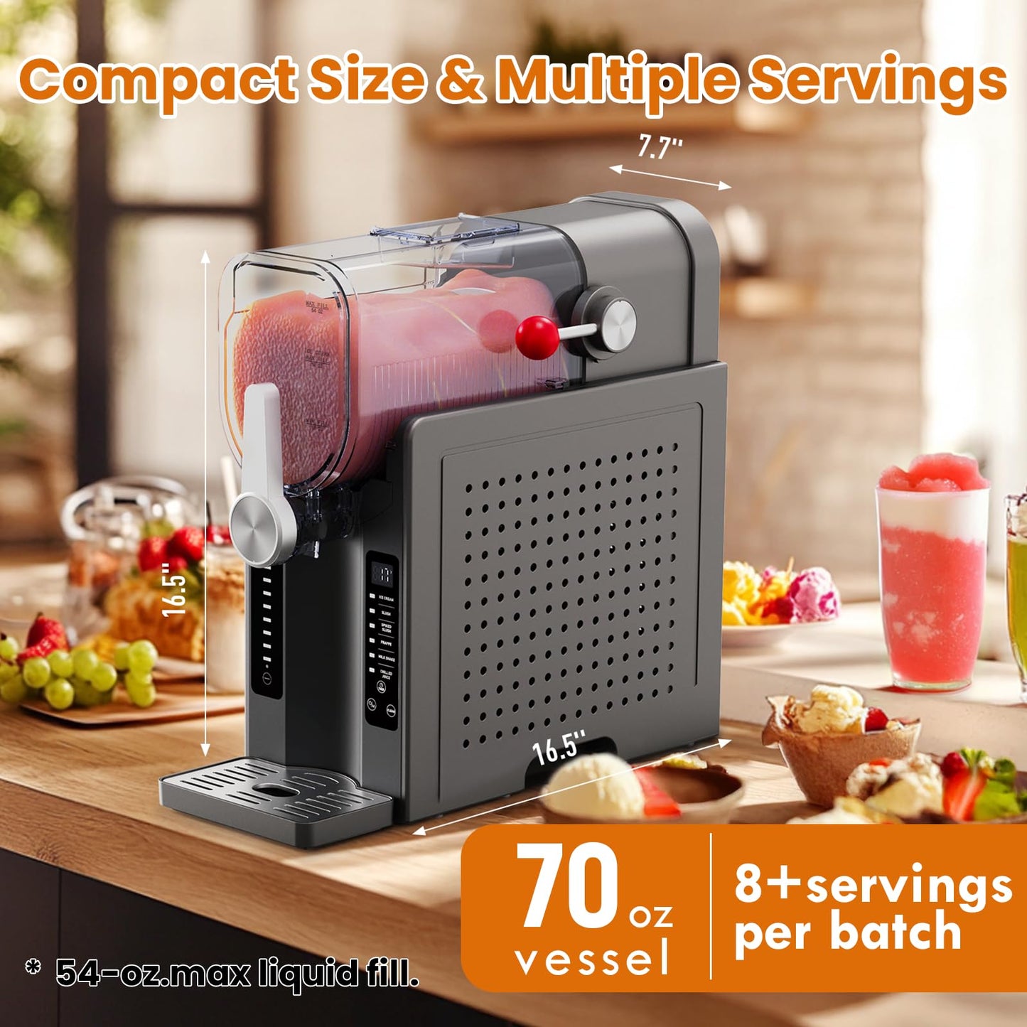 Professional Slushie & Frozen Drink Maker for Home