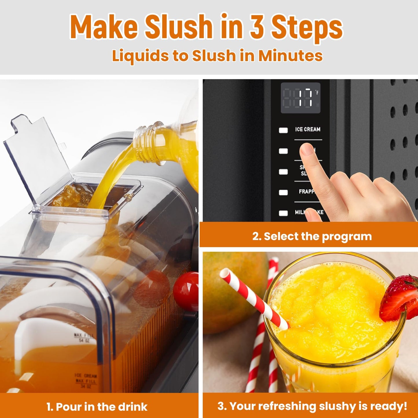 Professional Slushie & Frozen Drink Maker for Home